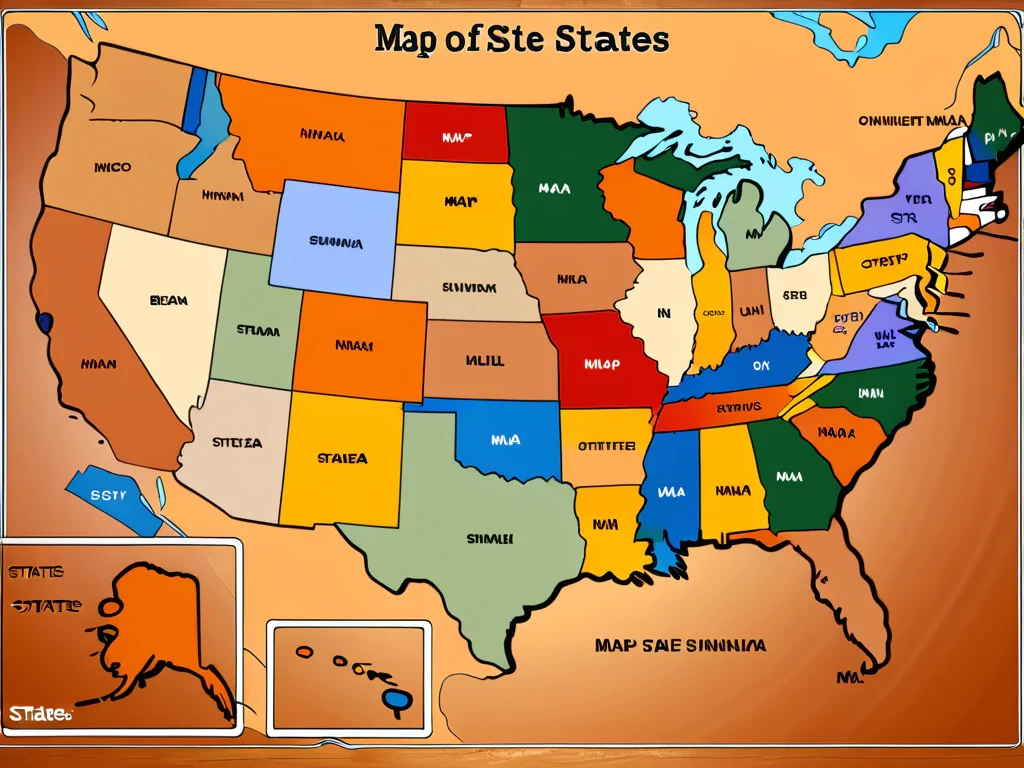 map of states