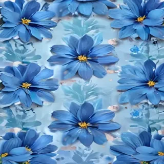 blue flower background