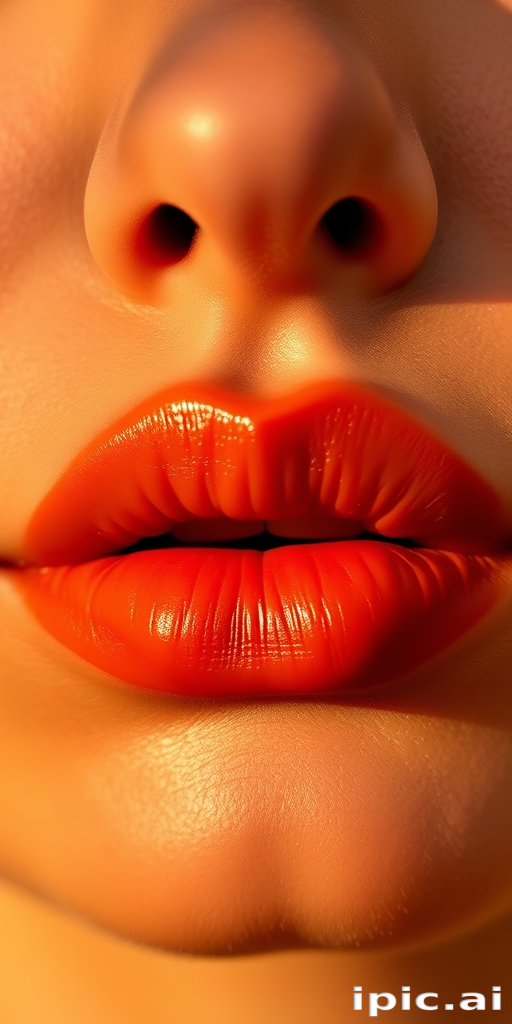 Sun-kissed terracotta lips evoke warmth and earthiness, featuring a creamy matte texture that complements golden-hour lighting