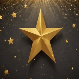 gold star background