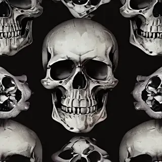 skull wallpaper iphone