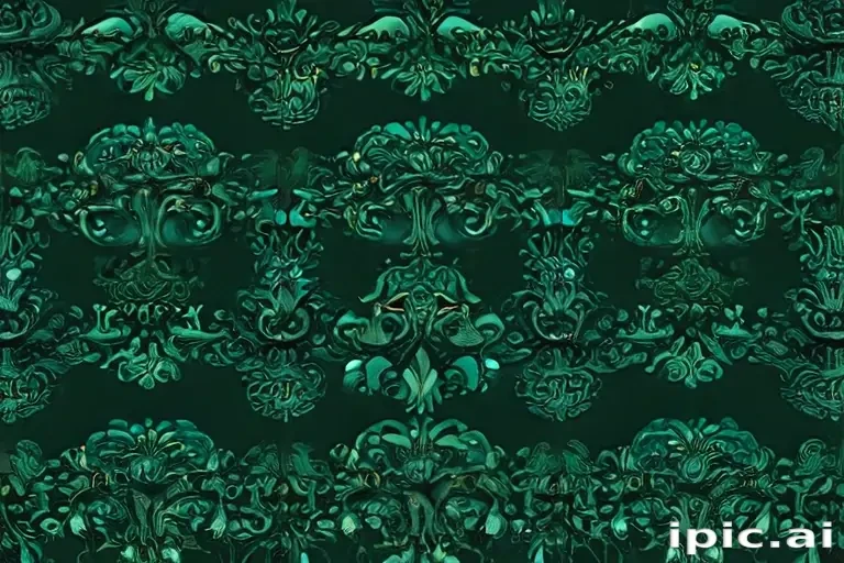 emerald green background