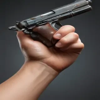 hand with gun png