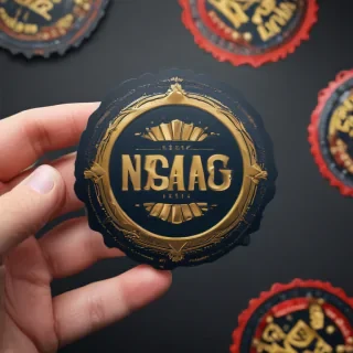 sticker mockup
