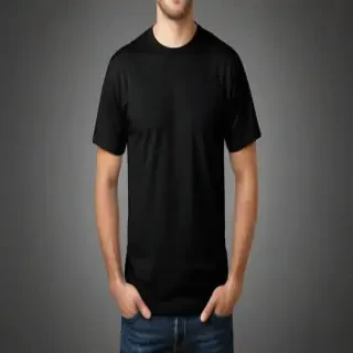 high resolution black t shirt template