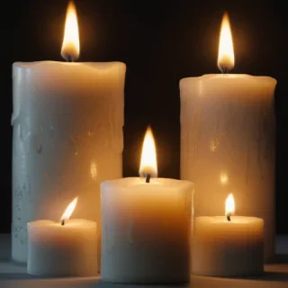 candle drawing