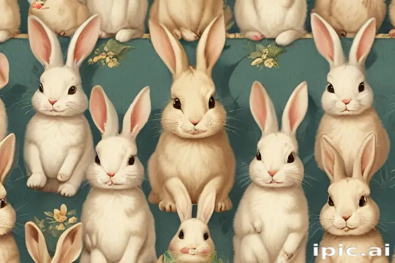 vintage bunnies