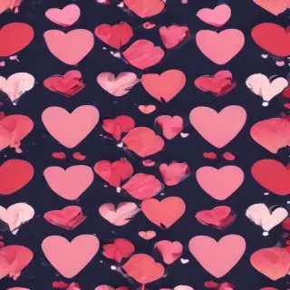 aesthetic hearts wallpaper