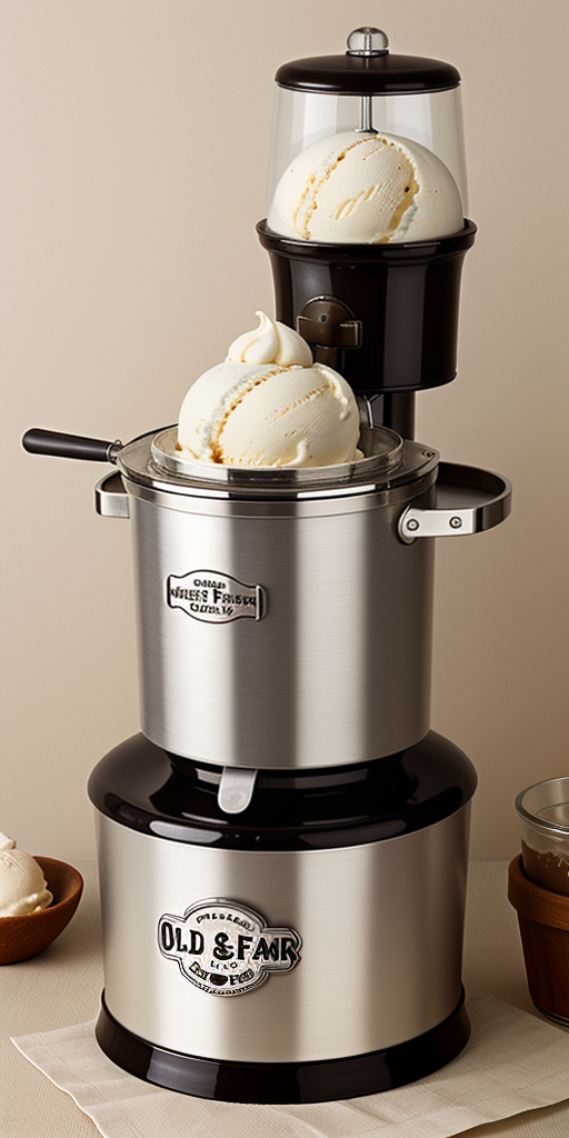old fashion ice cream maker