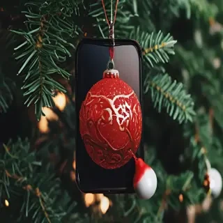 aesthetic christmas iphone wallpaper