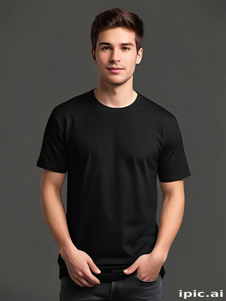 black tee png