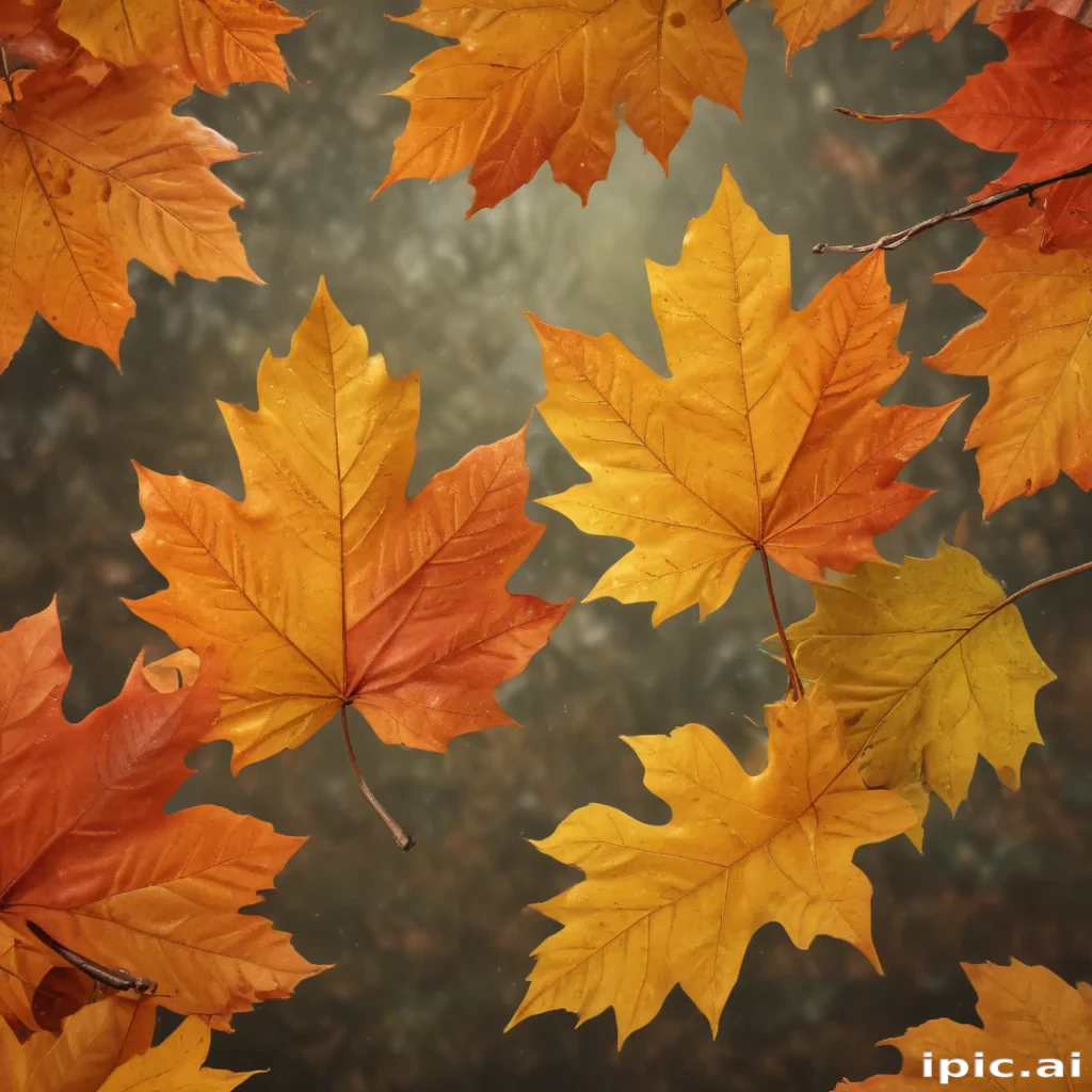 fall leaves png transparent