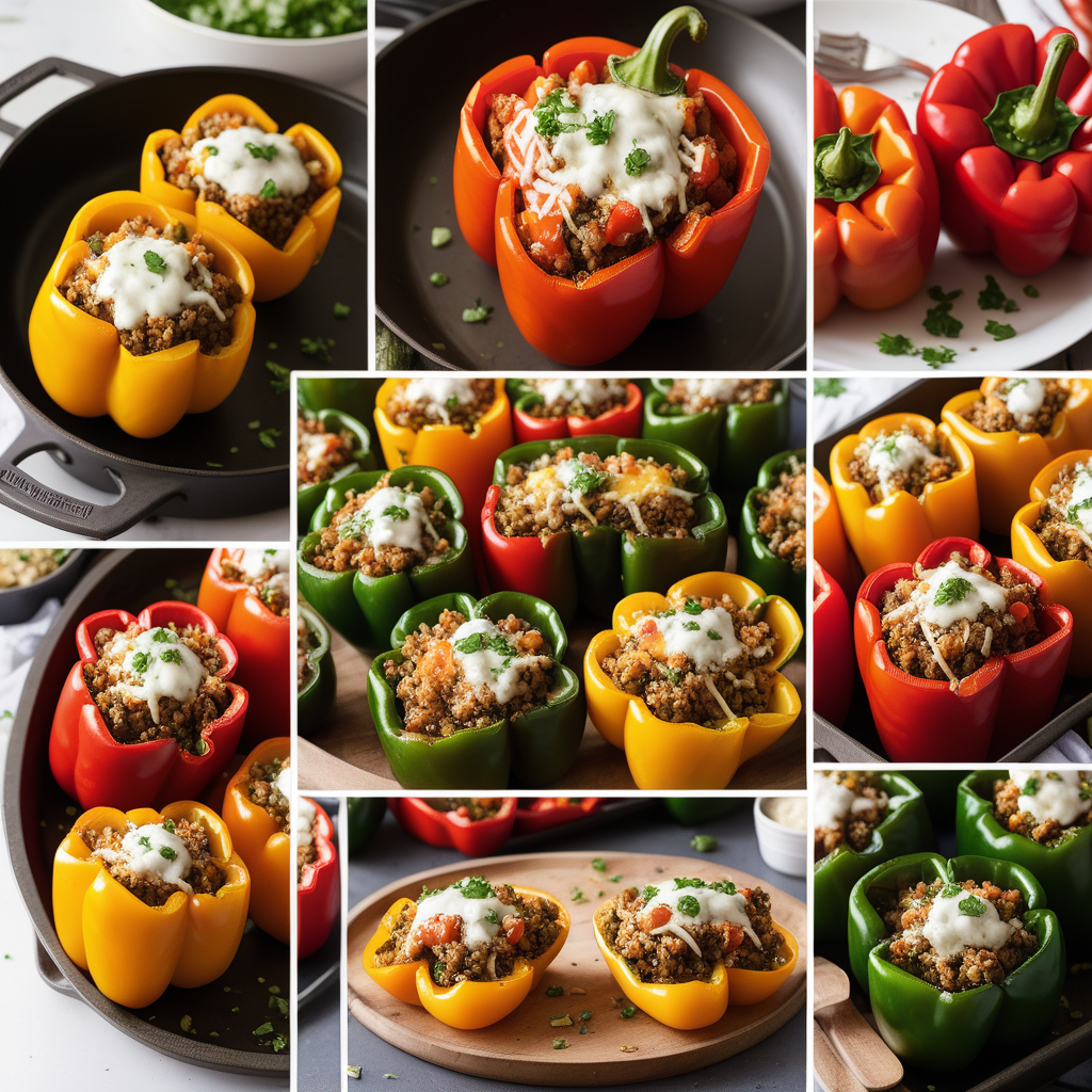 what to eat with stuffed peppers