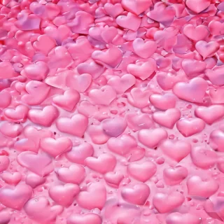 pink hearts background