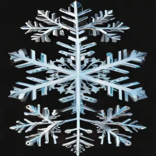 snowflake clipart with transparent background
