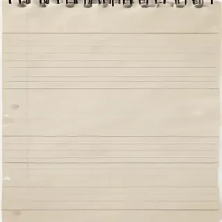 notebook paper png