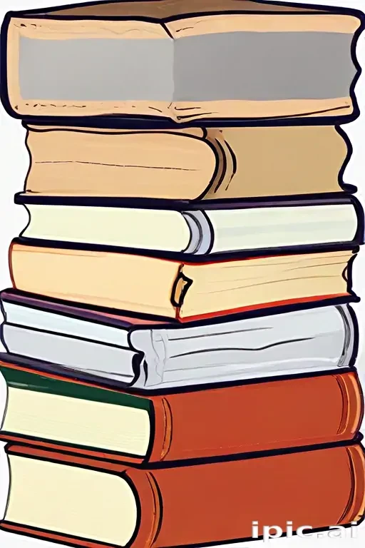 stack of books clipart