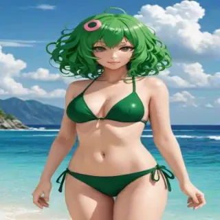 tatsumaki en bikini