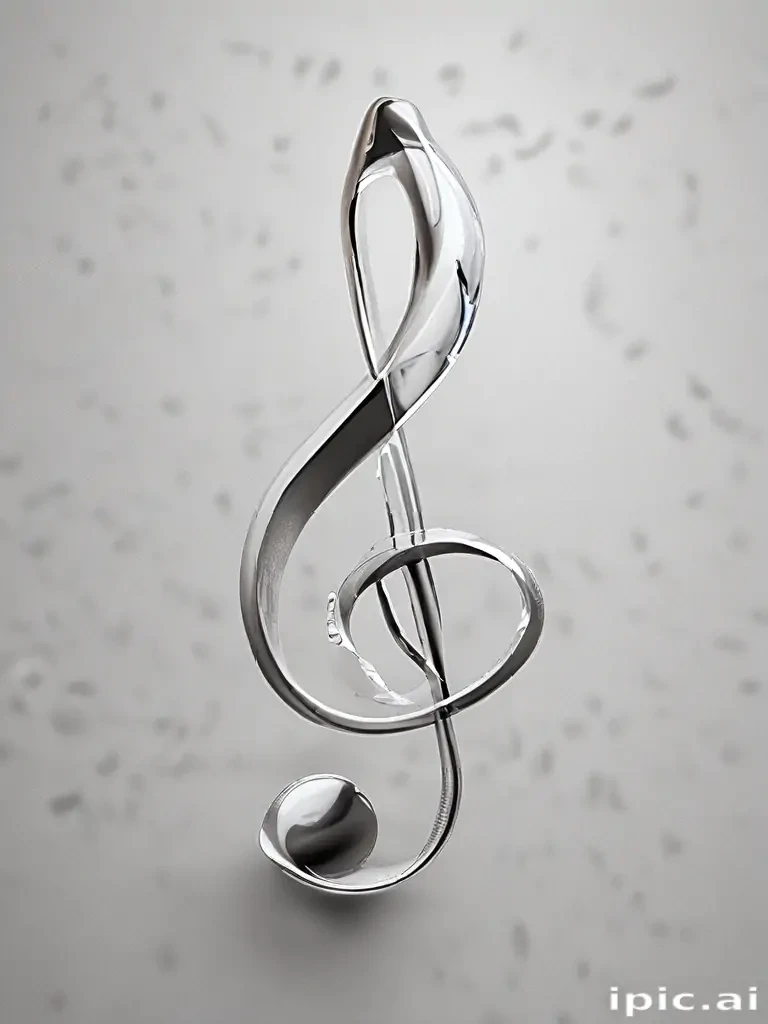 transparent music note