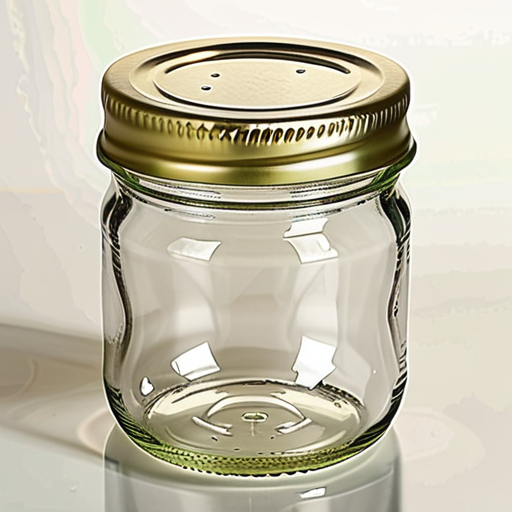 6 oz glass jars with lids