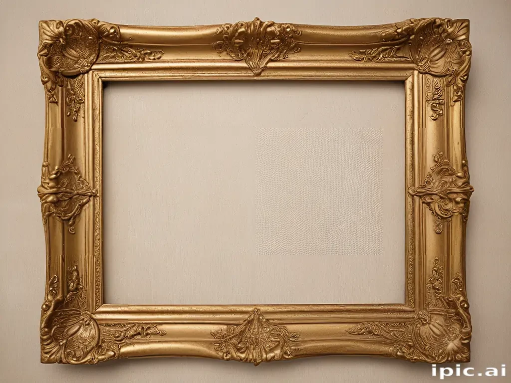 fancy gold frame