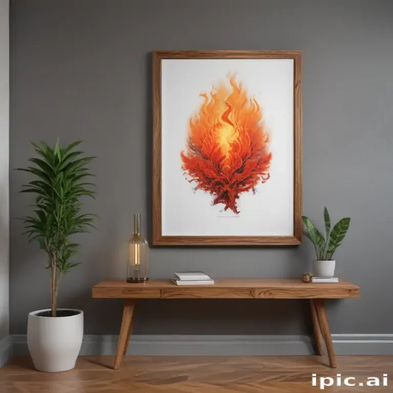 mockup wall art
