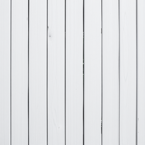 Create a high-resolution image of a white wooden plank texture, shot with a DSLR camera at f/8 aperture, ISO 100, 50mm lens, using a natural light setting to enhance the detail and clarity of the wood grain.