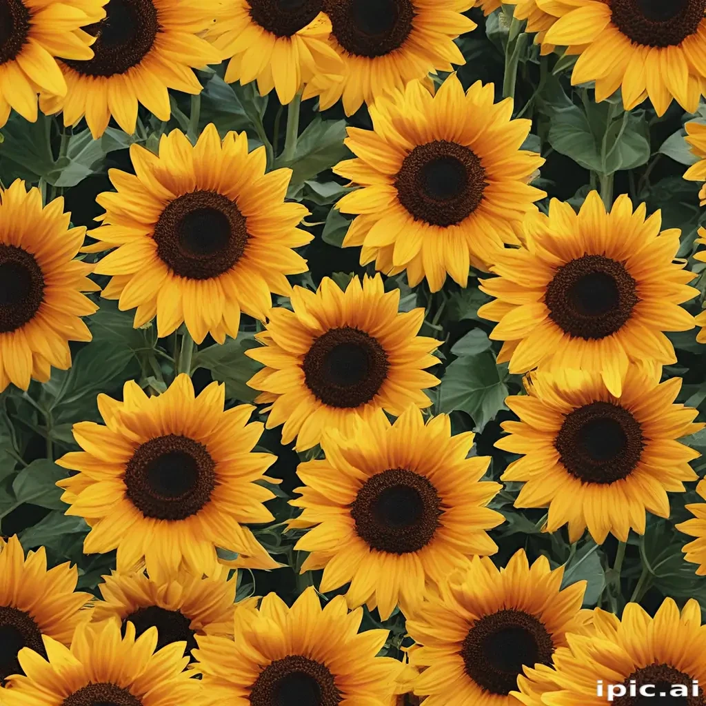 aesthetic sunflower background