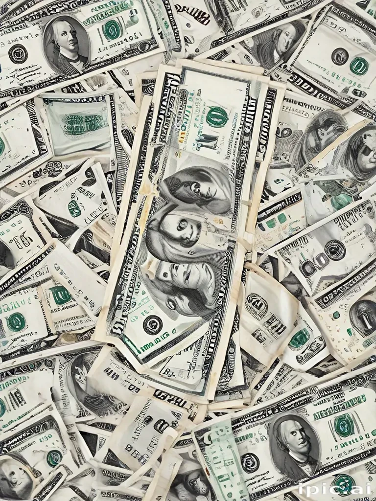 money with transparent background
