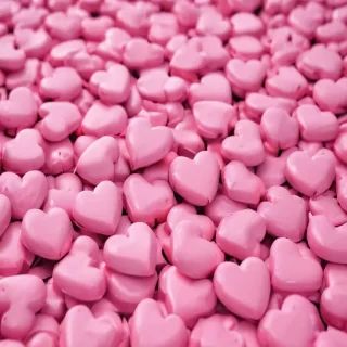 pink hearts background