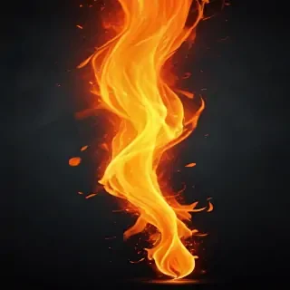 background with fire
