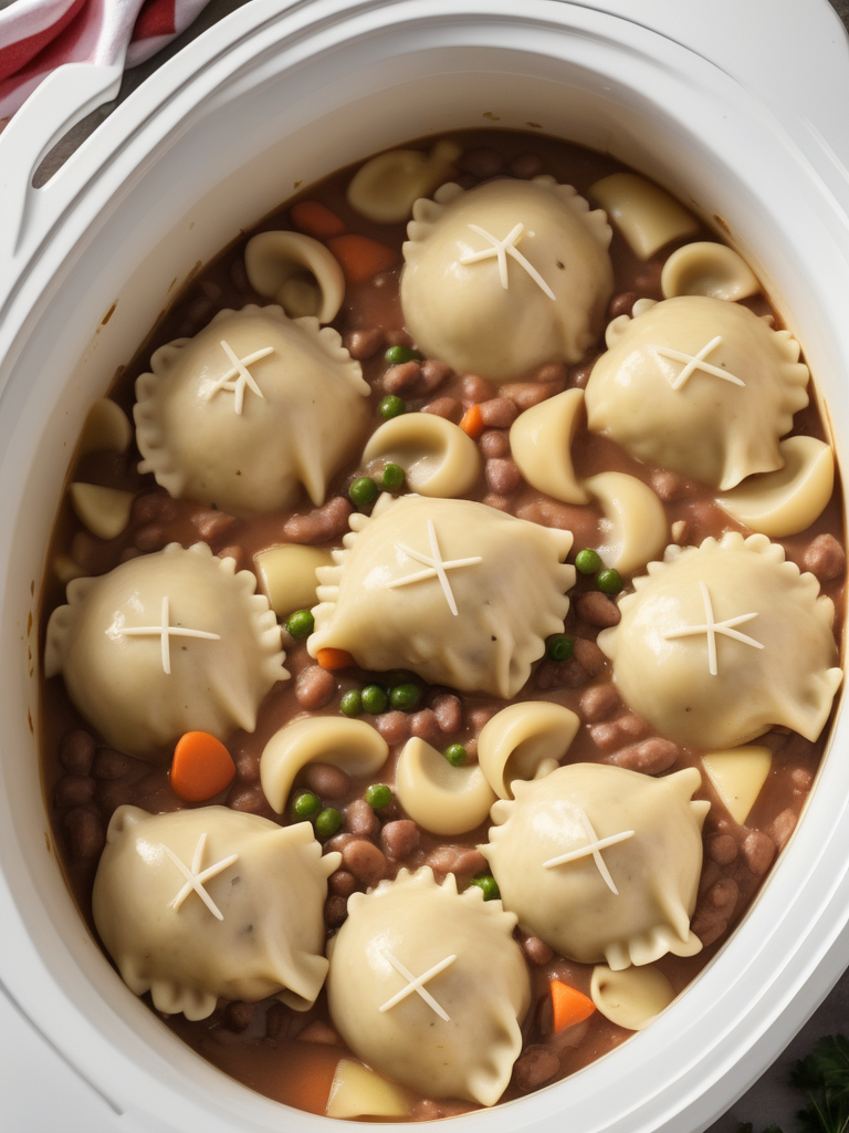 pierogi casserole in crock pot