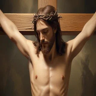 picture of jesus on the cross