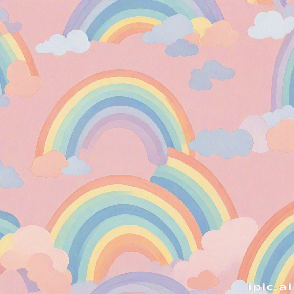 rainbow pastel wallpaper