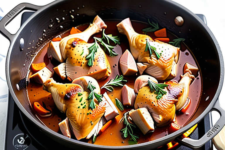 how long to simmer chicken thighs