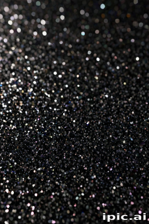 glitter background black