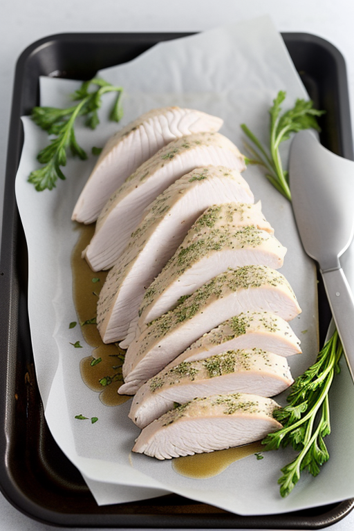 thin sliced chicken breast in oven