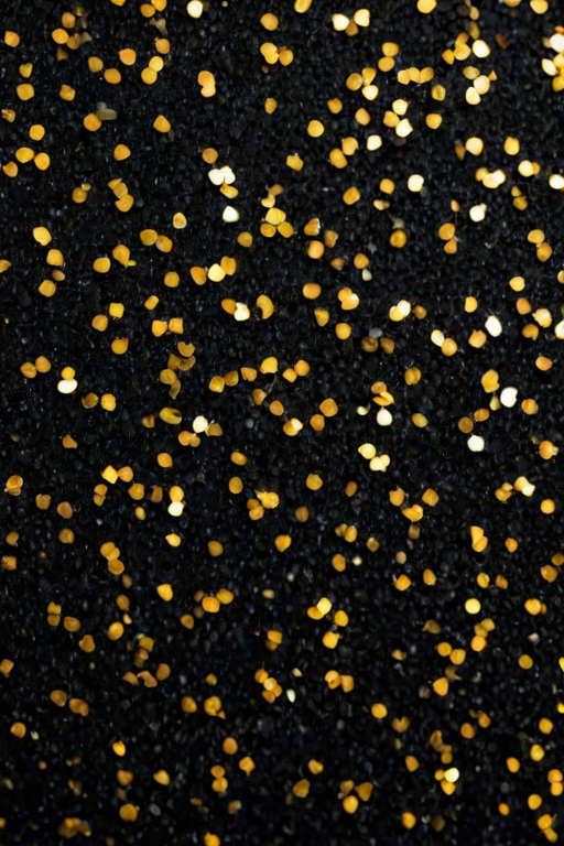 glitter on black background