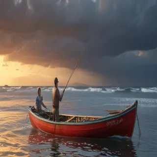 rod in fishing