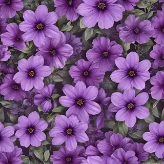 purple flowers png