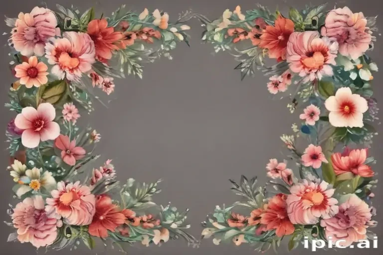 clipart borders flowers