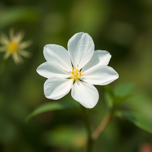 white flower transparent background