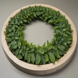leaf circle