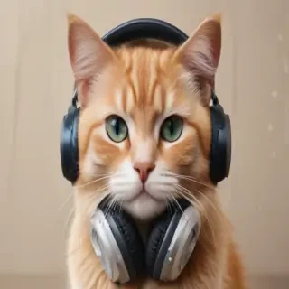 cat headphones png