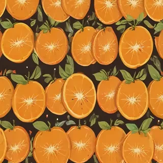 cute orange wallpaper