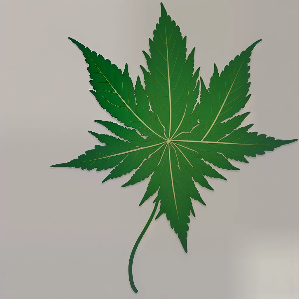 weed leaf png