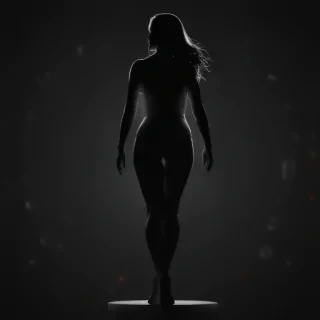woman silhouette png