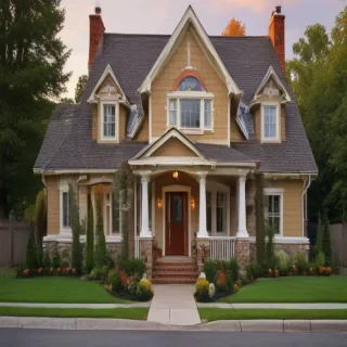 background of a house
