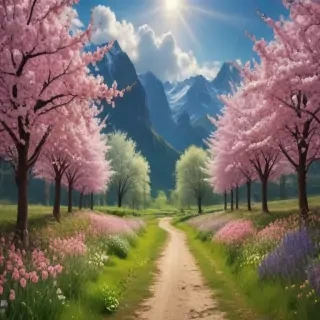 spring aesthetic desktop wallpaper