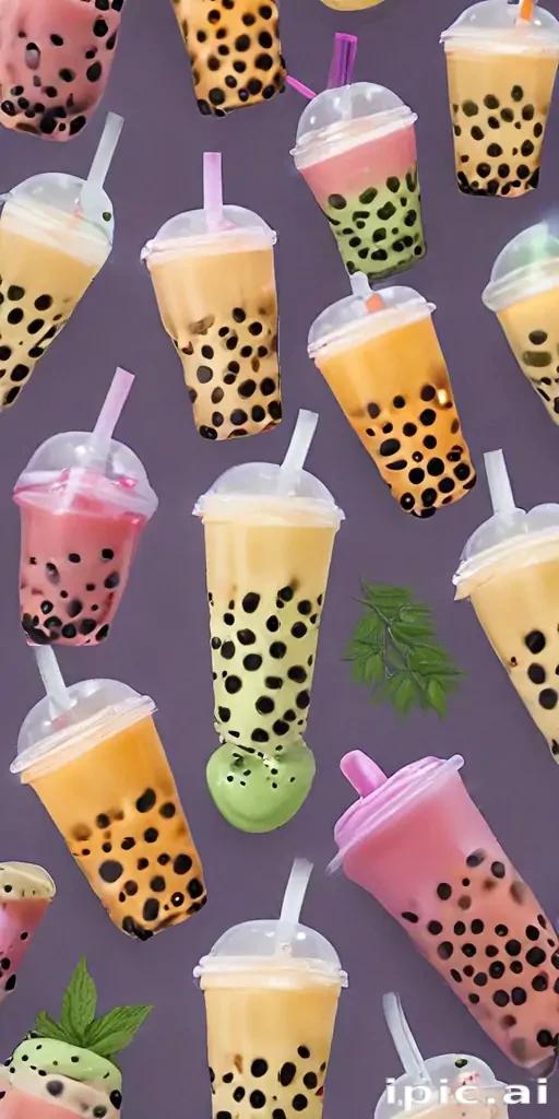 bubble tea background